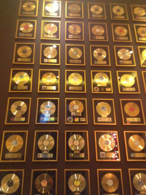 Gold and platinum record collection