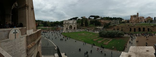 Blick aus dem Kolosseum