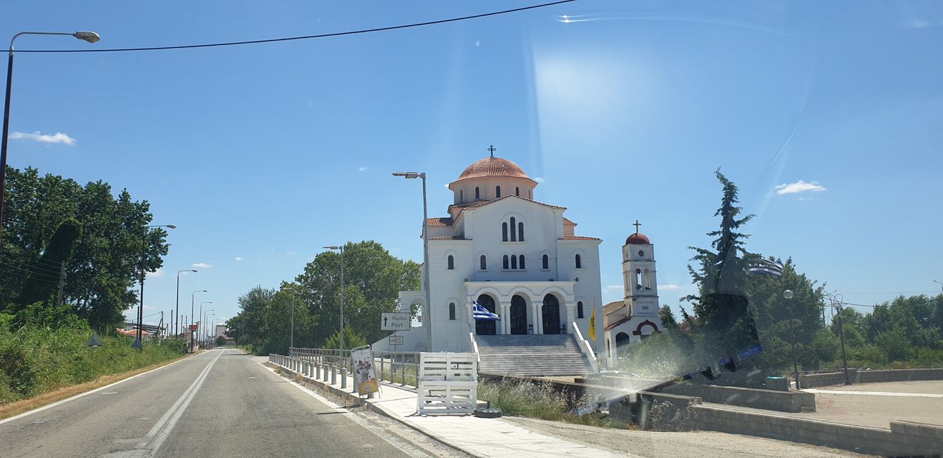Tag 11 - Leaving Thassos, Monasteries Agios Nikolaos, Tychero, Dadia - 14.07.2020