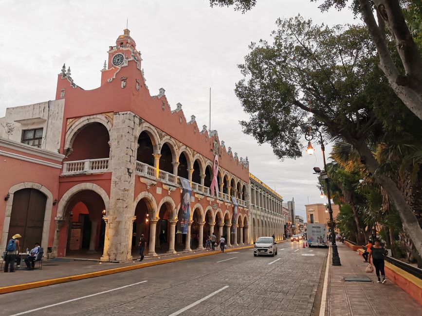 Contemporary history in the 'Palacio de Gobierno del Estado de Yucatan'
