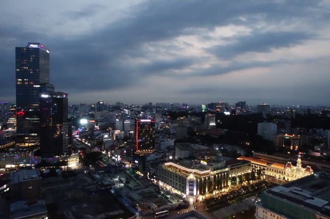 Ausblick über Saigon
