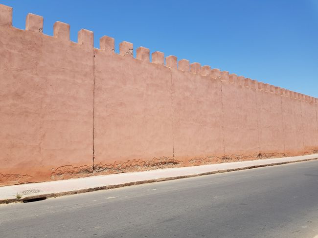Die Mauer des Palastes