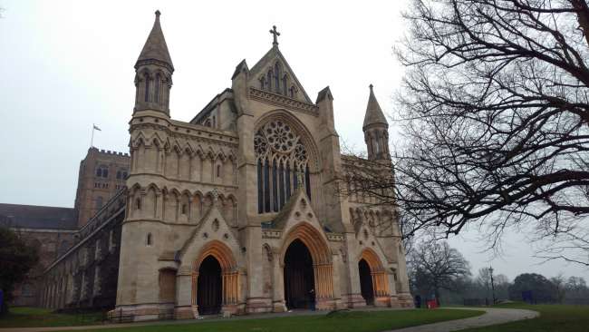 Main entrance, the Cathedral Church of St. Albans