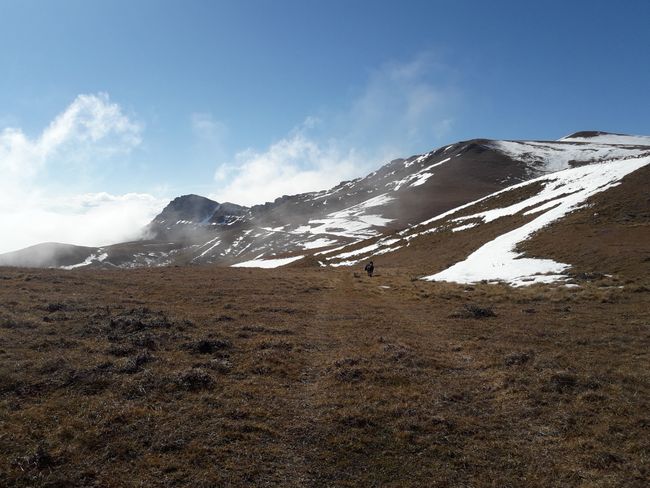 the mountain ridge with almost 2800 m