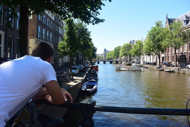 Amsterdam: Besuch von den Spezln