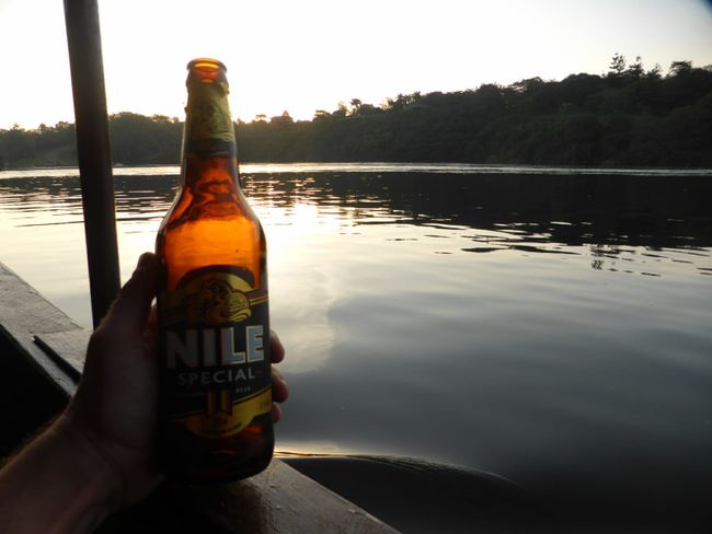 A Nile beer on the Nile