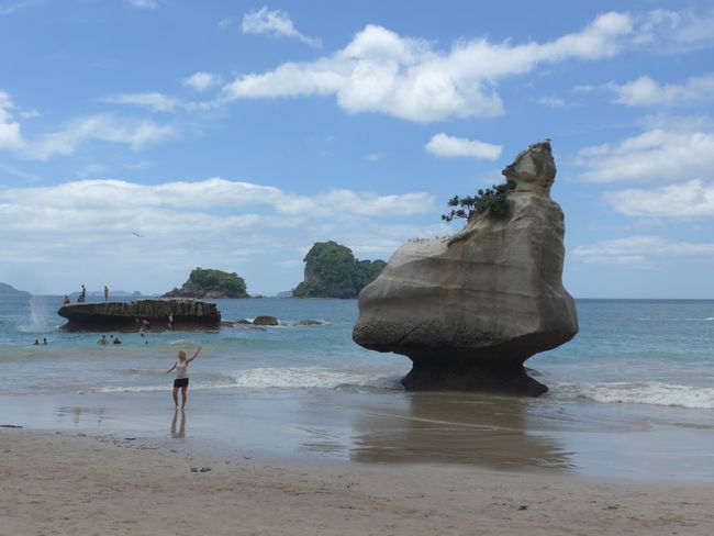 Hot Water Beach and Cathedral Cove (New Zealand Part 16)