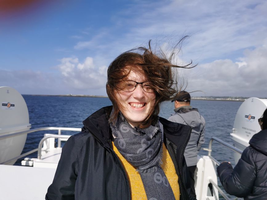 The boat was very windy!
