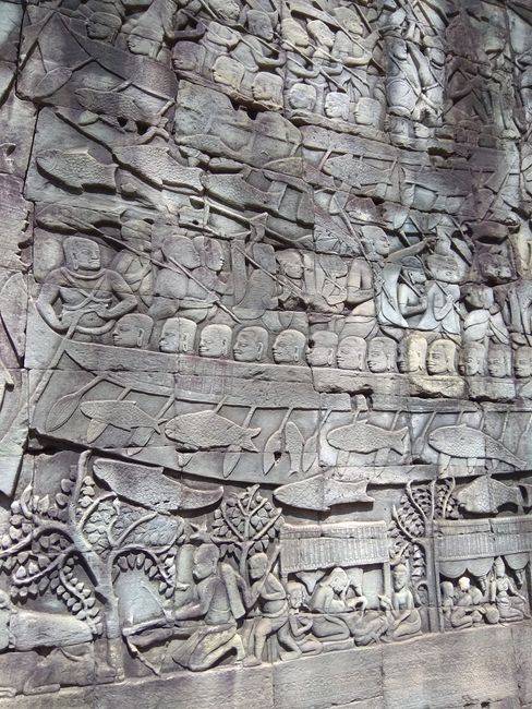 Wandbilder in Tempeln