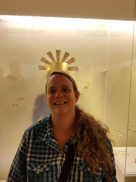 Im Goldmuseum: Queen Lisi