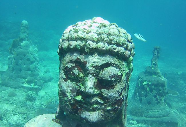 Unterwasser Buddha