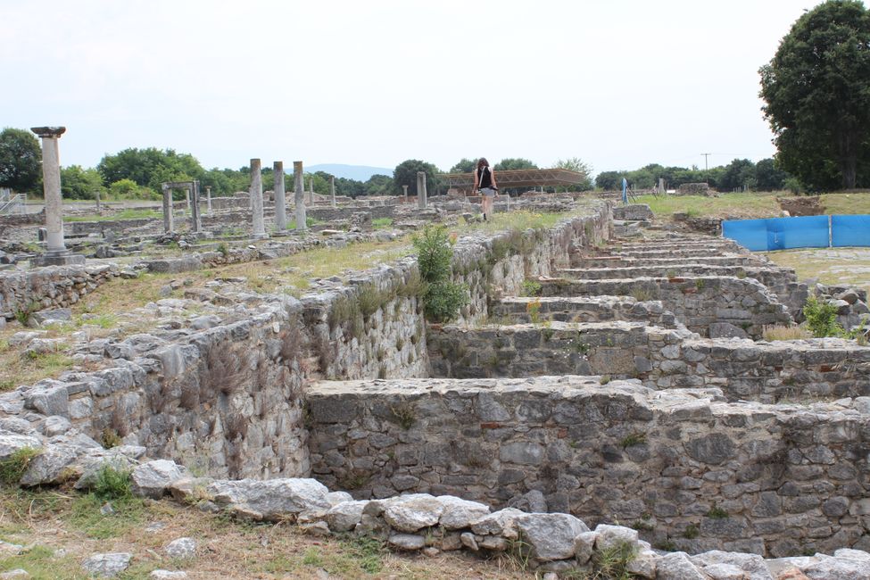 Day 4 - Departure from Kerkini, visit to Philippi, through Kavala to Thassos and to the final destination Aliki