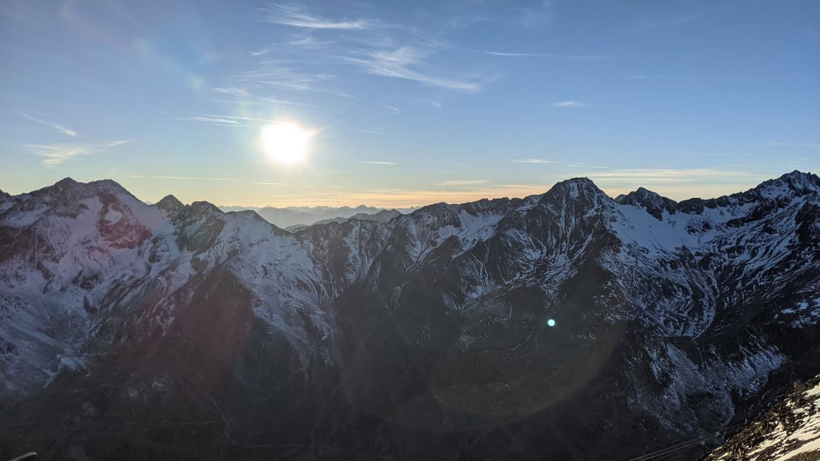 Tag 9: Höhenkrankheit - Skifahren - Iceman Ötzi Peak