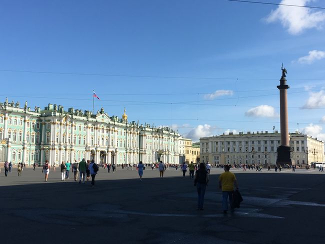 Huge. Hermitage and Winter Palace.