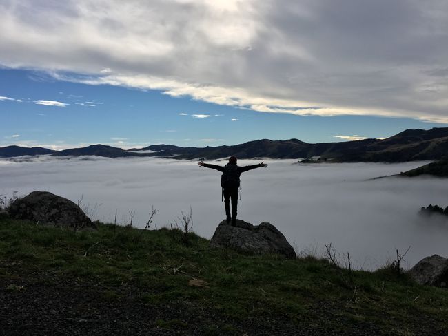 Christchurch und eine kleine Wanderung durch Wolken