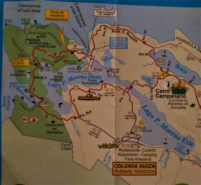 Routenplan des Circuito Chico