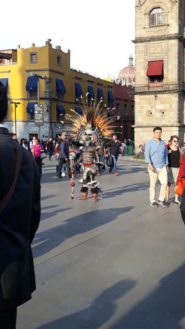 At the Zócalo