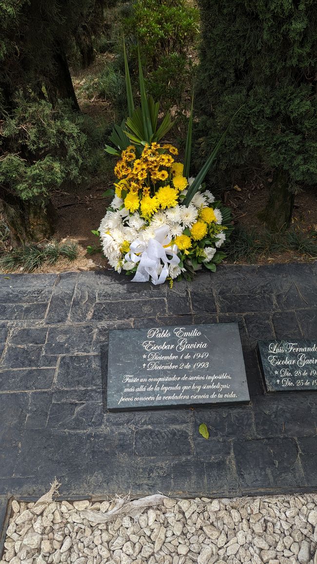 Pablo Escobar's grave 