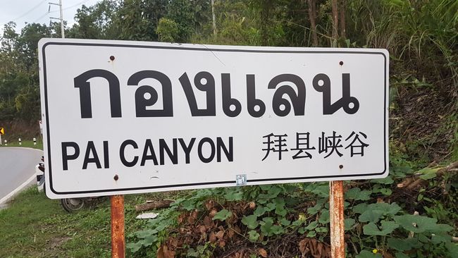 Danach ging es zum Pai Canyion.