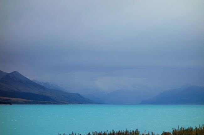 Lake Pukaki - These are the real colors, I didn't edit the pictures!
