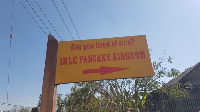 Had enough of rice? -> Pancake Kingdom.