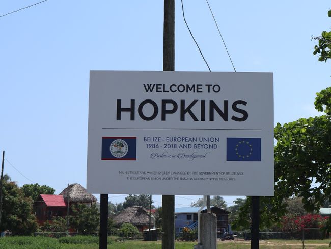 Hopkins – Belice markan ayllupax Caribe markan uñt’atawa ;-) (183 uru uraqpachan turkakipäwi)