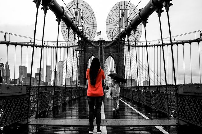 Brooklyn Bridge mit Highlight