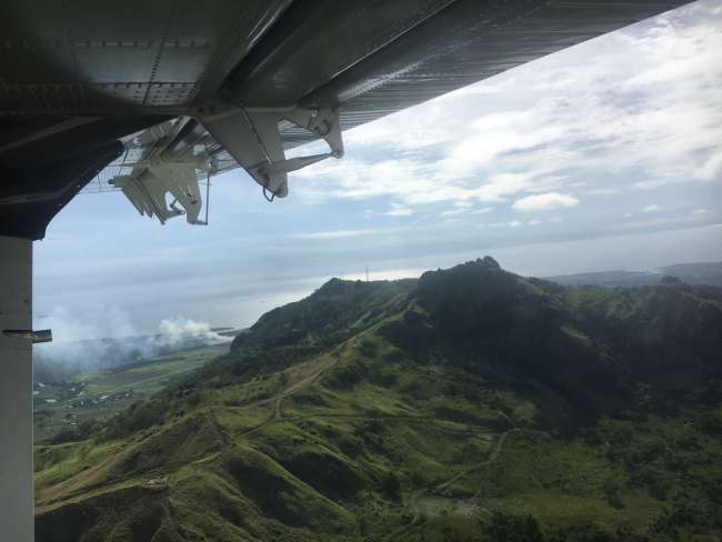 Approach to Taveuni, the neighboring island