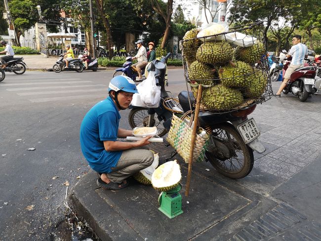 Durian-Verkäufer
