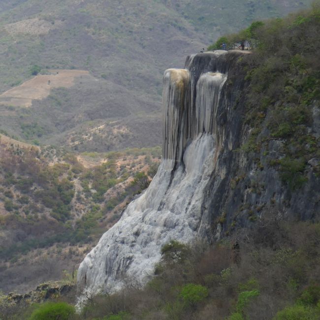 The 'frozen' waterfall, Hierve de Agua