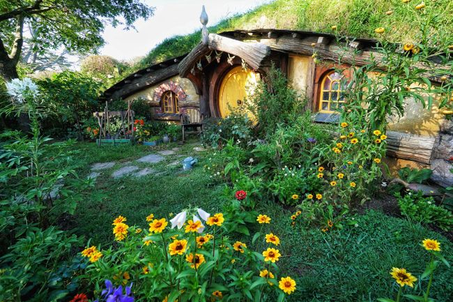 Hobbiton in voller Blühte 