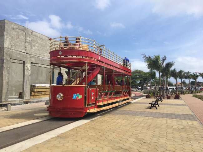 Tram in Oranjestad, Aruba