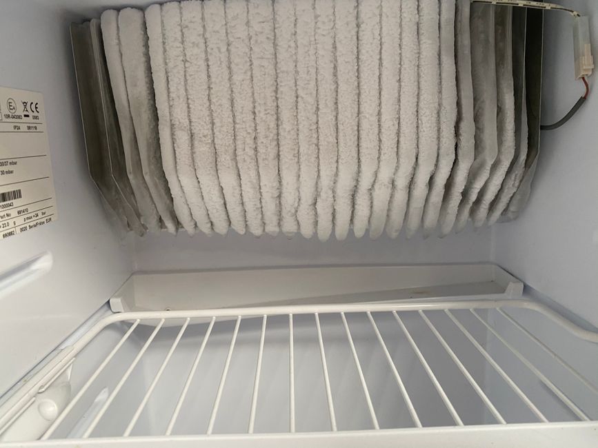 Kühlschrank vereist