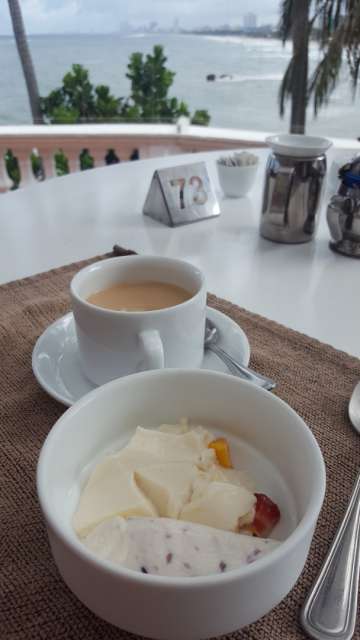 homemade yogurt at Mount Lavinia Hotel 