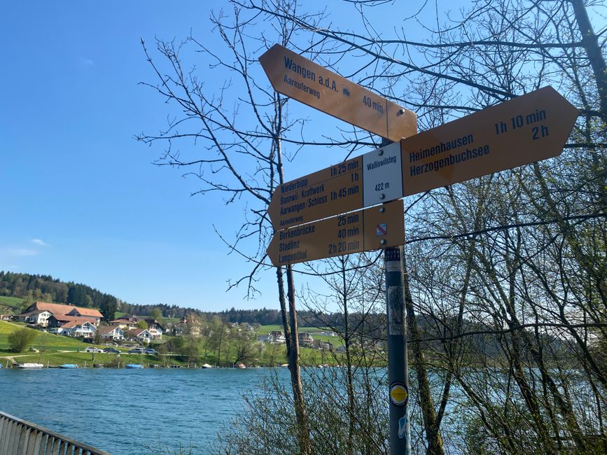 Stage 23 Geneva Lake to Langenthal 26.3 Km (517.2 Km)