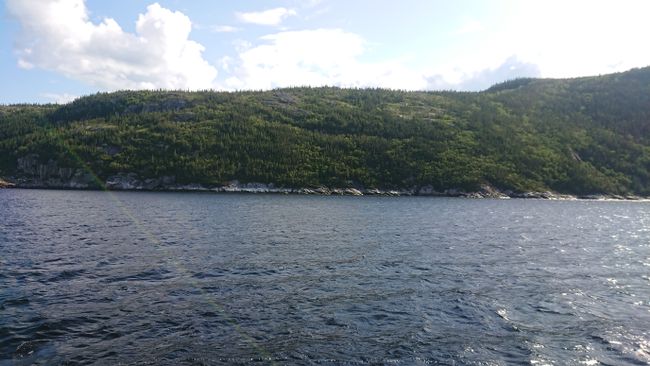 Fjord vom Sanguenay Fluss