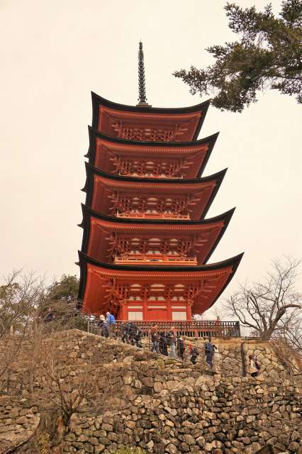 The pagoda of Miyajima