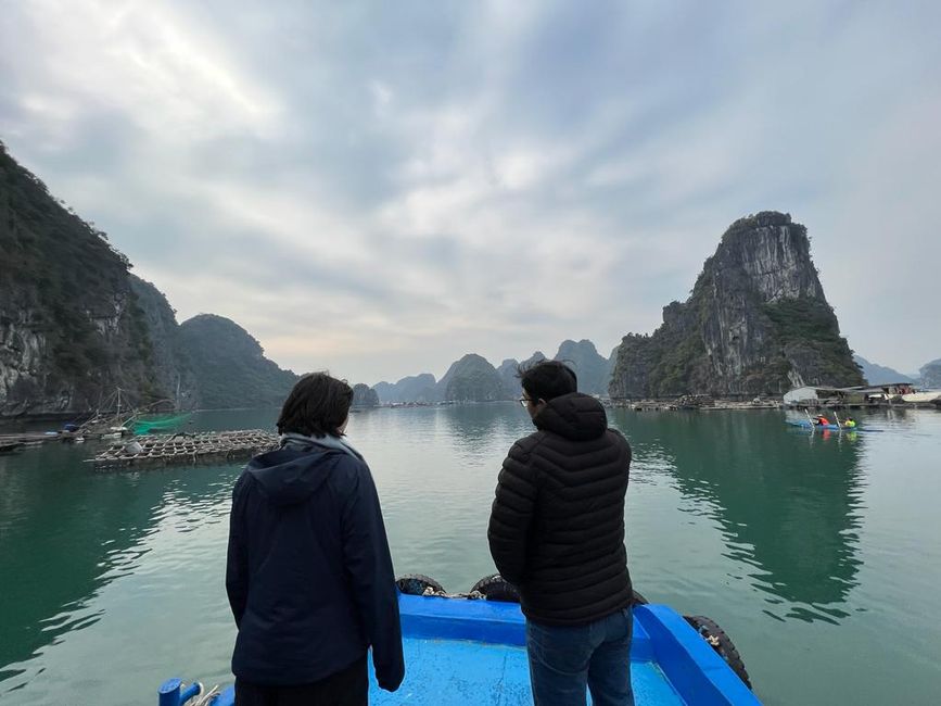 Ha Long Bay, with tour guide