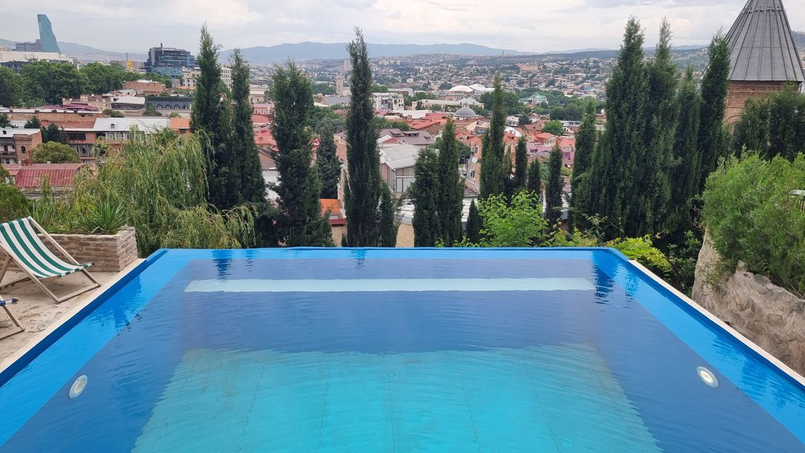 Pool over Tbilisi
