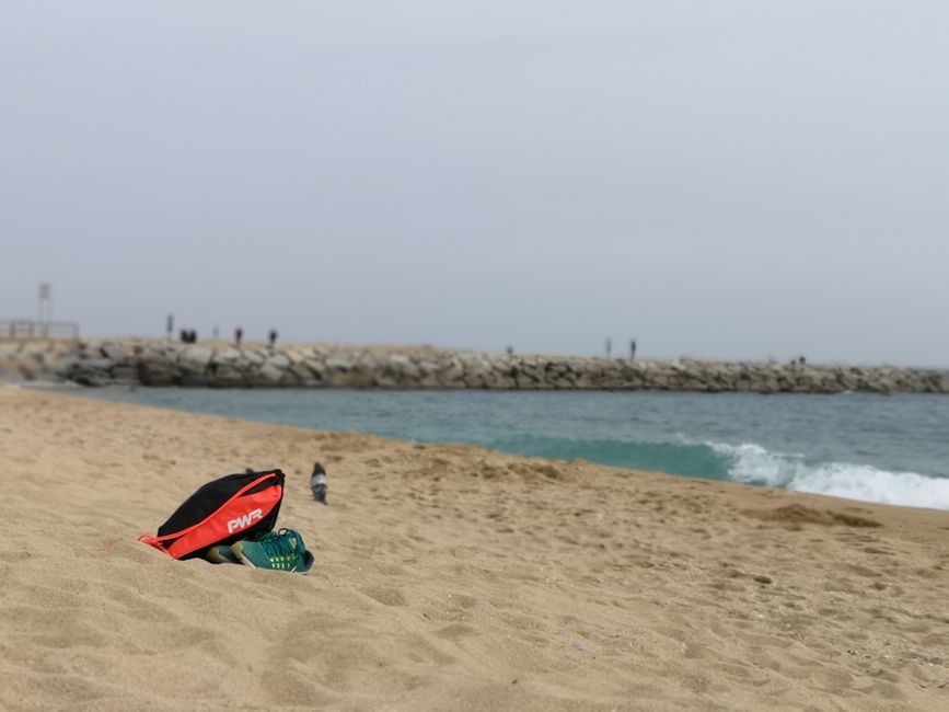 Strandromantik. Hier werde ich viel, viel Zeit verbringen.