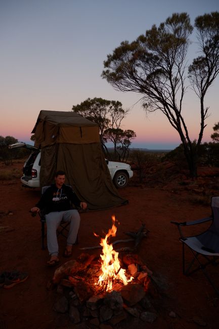Outback skys, and fires