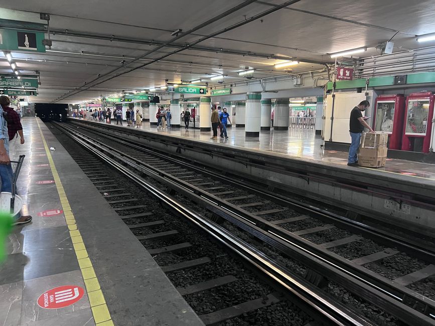 Trajet en métro à CDMX
