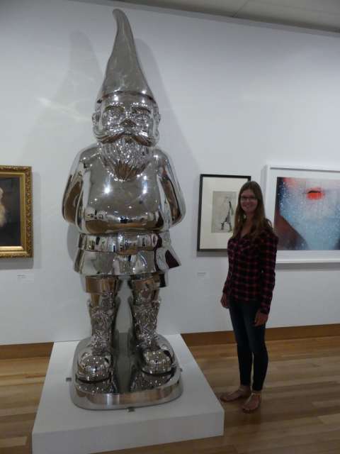 Me and a huge silver dwarf