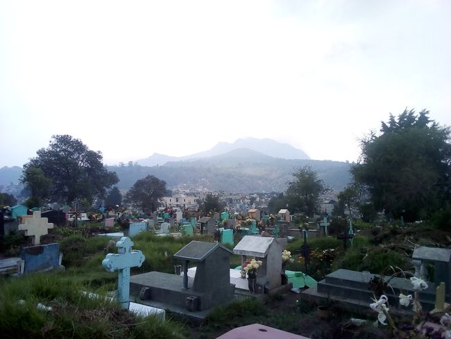 Cemetery view of the city