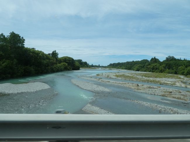 Flussmündungen zwischen Christchurch in Timaru