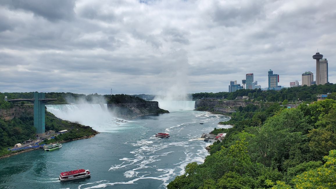 NiagaraFalls ,Blick vom Tower