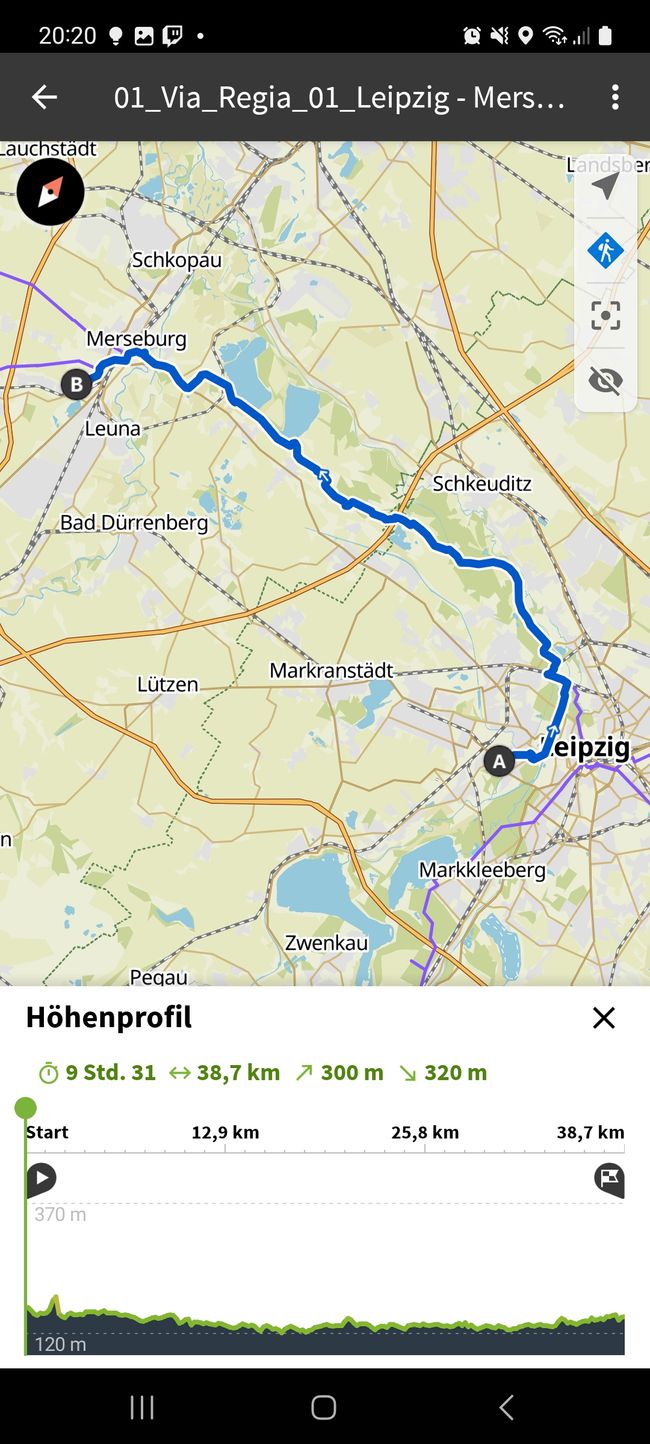 Päivä 1 ja pakotettu marssi - Leipzigistä Merseburgiin