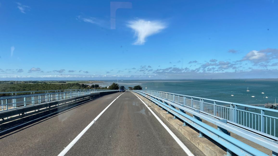 Über die Brücke zu Insel Noirmoutier