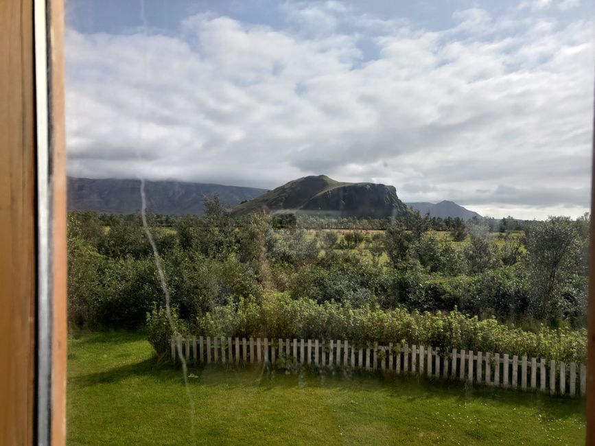 Vista desde la ventana del pasillo