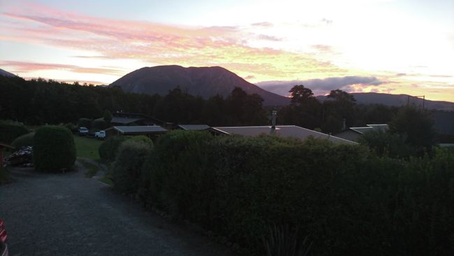Sunset at Traverse Sabine Lodge